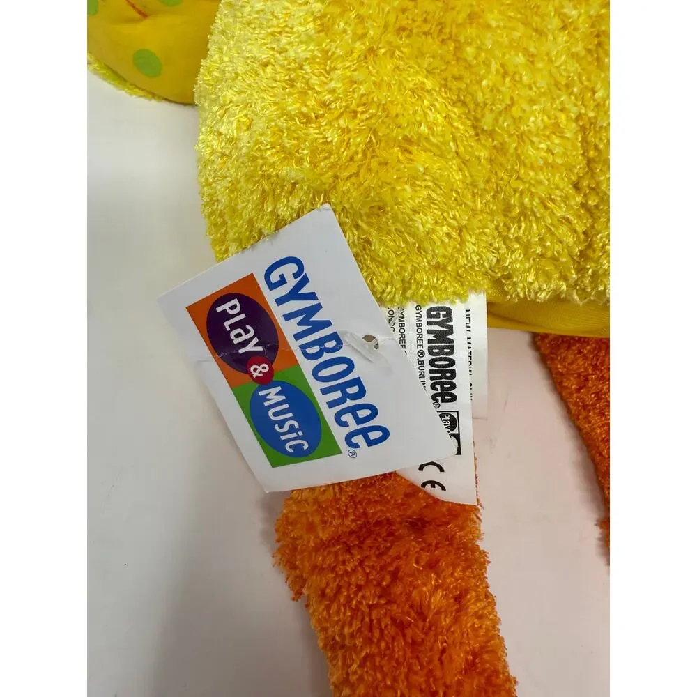 Gymboree 2004 Vintage Yellow Duck Hand Puppet Plush Stuffed Toy Plushie Baby Toy